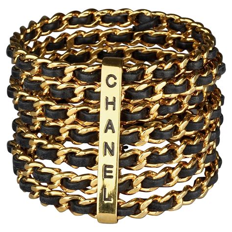 chanel cuff bracelet|vintage chanel cuff bracelet.